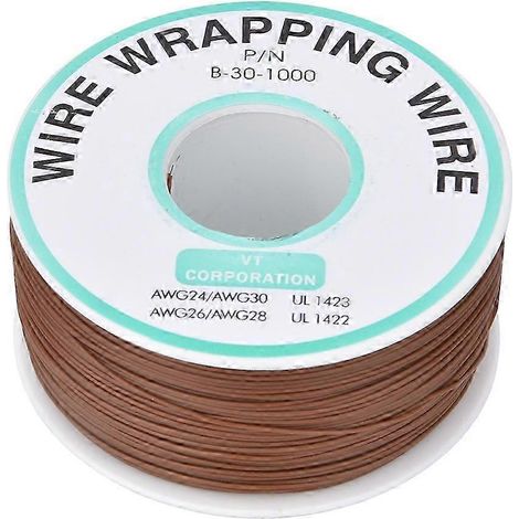 30AWG 300m verzinntes Kupferdraht für Leiterplattenreparaturen, braunes Wickelzubehör, OK Wire Präzisionsverbindung (1/3)