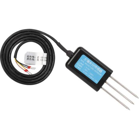Capteur d'humidité du sol, sortie RS485. Capteur d'humidité du sol, conductivité électrique, hygromètre et thermomètre pour le jardinage, l'agriculture et les plantes d'intérieur et d'extérieur. (1/5)