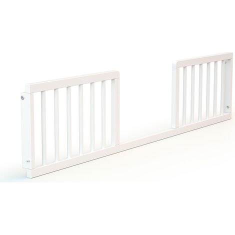 Les Tendances – Barrière de lit bébé en bois SEREN 140 x 32 x 4 cm – Installation rapide – Conforme à la norme BS 7972 – Pour lits évolutifs 70 x 140 cm (1/6)
