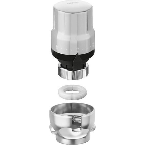 Ensemble thermostatique métal brossé avec coque et clé de montage pour sèche-serviettes - THERMADOR COFTMB