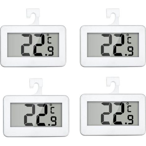 Termometro digitale impermeabile con termometro per scomparto congelatore e schermo LCD di facile lettura, perfetto per l'uso all'aperto (1/4)