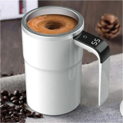 Mini tasse à café électrique auto-mélangante 380 ml – Tasse magnétique rechargeable par USB pour les amateurs de thé et de café (1/4)