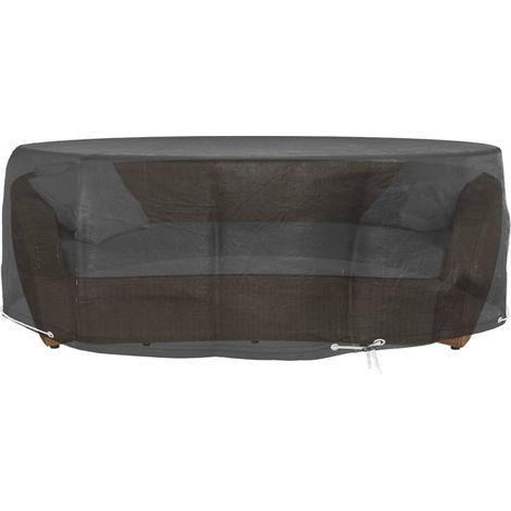 Maison Exclusive - Copertura Divano Isola con 10 Occhielli Ø236x67 cm Rotondo