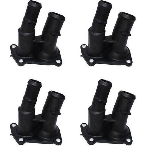Bride de liquide de refroidissement pour boîtier de thermostat (4 pièces), compatible avec Ford C-Max, Focus, Fusion, Mondeo et Fiesta (2001-2012), référence 1707050, 2S6G-9K478-BC (1/5)