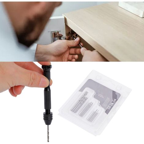 Mini foret hélicoïdal en carbure, lot de perçage à main pour bijoux, modélisme DIY, 0,5-3,0 mm (1/5)