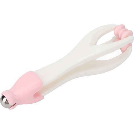 Kit de massage 2 en 1 pour articulations des doigts : rouleau de massage par acupression, soulage le stress et favorise la circulation sanguine (rose). (1/5)