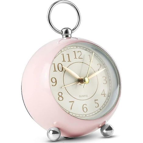 Réveil silencieux, horloge de bureau à piles sans tic-tac, réveil analogique (1/5)