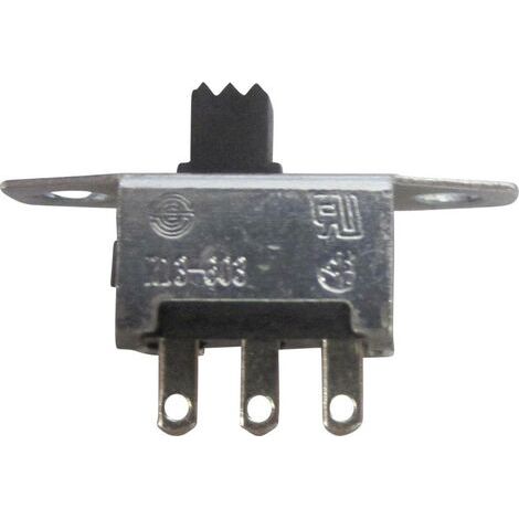 Interrupteur à glissière TRU COMPONENTS TC-R13-603C-05 6351072 250 V/AC 3 A 1 x On/On 1 pc(s) S644861 (1/5)