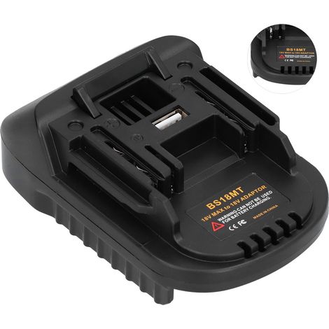 BS18MT Batteriekonverter-Adapter für MAKITA 18V Akku BL1830 BL1840 BL1850 BL1860 BL1830B (1/5)