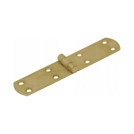 Bisagra francesa DOMAX 160x35x2,5 mm ZINC DORADO para cofre