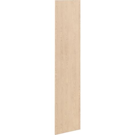 Mexen Rivel front rainuré pour le corps du meuble de salle de bain 35 x 160 cm, chêne - 91A21-1600-300-1-81