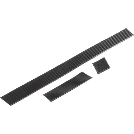3-teiliges Zierleisten-Set aus Kohlefaser für Armaturenbrett, passend für 5er BMW E60 E61 (2004–2010) (1/5)