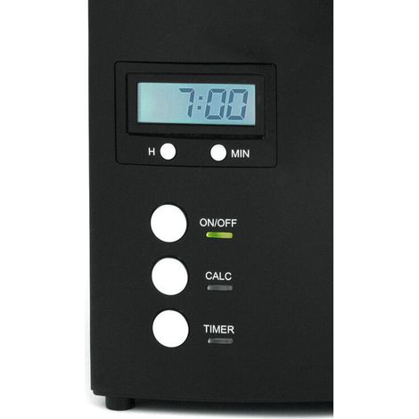 MELITTA 100801 Cafetiere filtre programmable Optima Timer - Noir