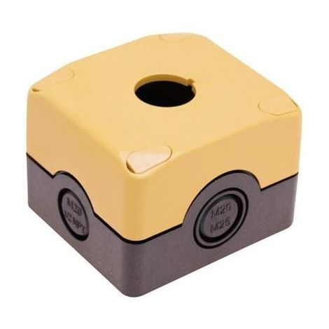 Pizzato Elettrica ES 31001 1 emplacement (L x l x H) 72 x 80 x 56 mm noir, jaune 1 pc(s)