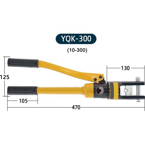à sertir hydraulique manuelle pour cosses en acier avec