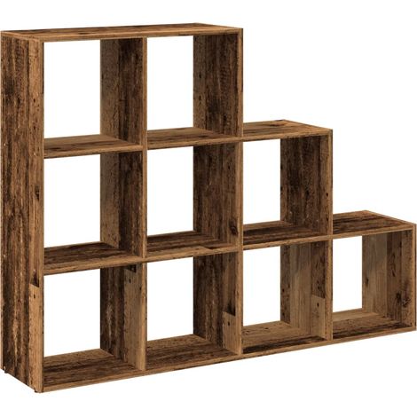 Maison Exclusive - Libreria a 3 Ripiani Legno Vecchio 137,5x29x103,5 cm Truciolato