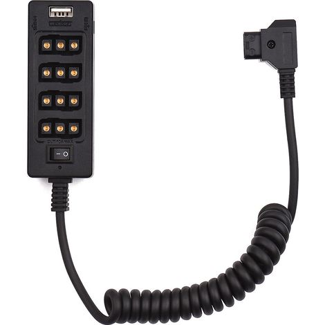 Andoer Typ B D-Tap-Buchse auf 8 D-Tap-Stecker Stromverteiler mit USB (1/5)