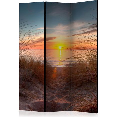 Paravent 3 Volets "Sunset Over the Atlantic Ocean" 135x172cm (1/2)