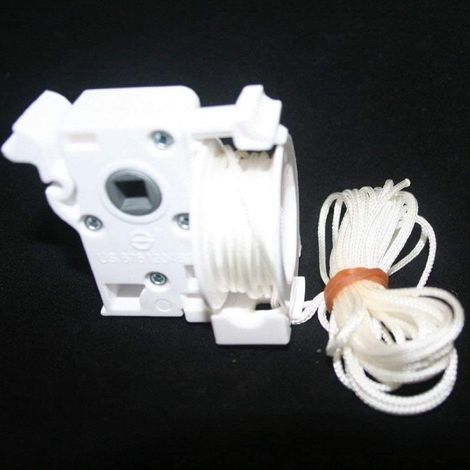 Enrouleur de cordon à modulation de fréquence + cordon de traction de 10 mètres, accessoires pour enrouleur de cordon de rideau combiné (1/5)
