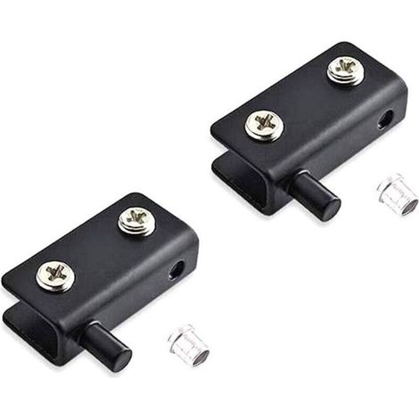 Stück Edelstahl-Glastürscharniere, verstellbare Glastürscharnierklemme (40 x 20 x 10 mm), Scharnierclip für Schranktüren aus 5–8 mm dickem Glas (1/4)