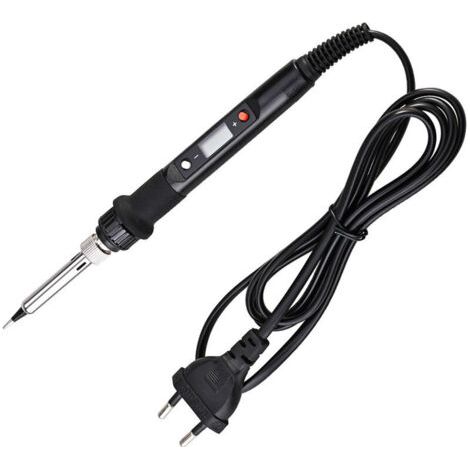 1 Kit De Fer à Souder électrique 80W, Degré Réglable, Mini Pistolet à Souder Avec Bouton De Température Réglable Pour Le Bricolage électronique