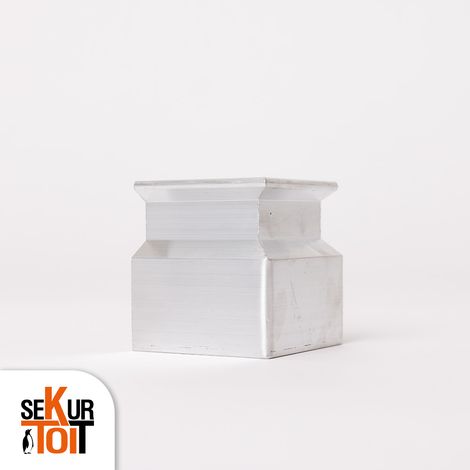 Angle de solin aluminium – Angle sortant – Toiture plate - SEKURTOIT (1/2)