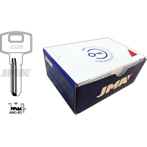 llaves jma prom. 30 llaves+5 gratis seguridad laton mod amg-8d (caja 30 unidades)