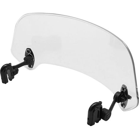 Déflecteur de vent universel réglable pour moto, pare-brise ajustable à clipser, accessoire de protection motard (1/5)