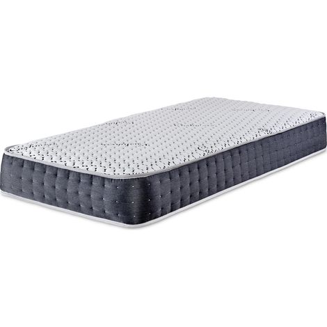 Silk Alpaca Blackstar Cashmere with Rebound Wool Cotton 1000 Pocket Spring Mattress, 3ft Single 90cm by 190cm (1/4)