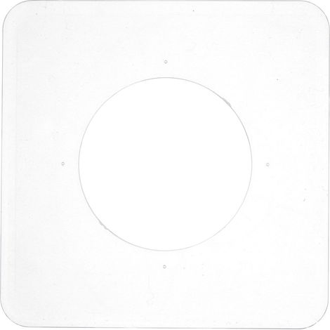 Tapetenschoner 1-fach transparent 2x Schalterdosen & Abzweigdosen (1/3)