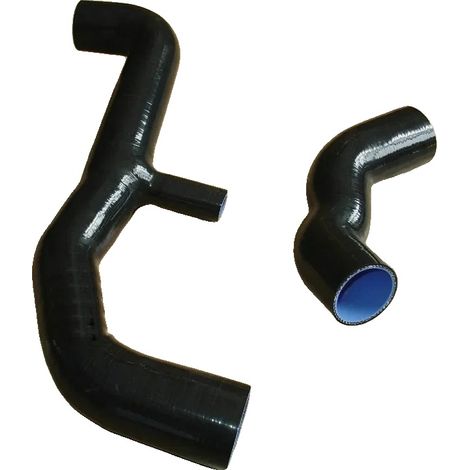 Tubo di sovralimentazione dell'intercooler, in silicone, ad alte prestazioni, nero (1/2)