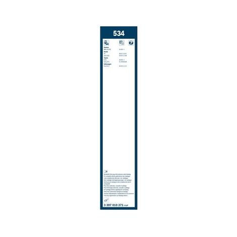 Balai d'essuie-glace BOSCH 3 397 010 271 DAEWOO