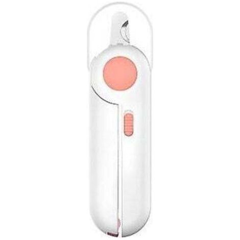 Coupe Ongles Professionnel Pour Chien Et Chat, Garde De Sécurité Et Lumière Led Avec Limes à Ongles Pour Petits Chiens Chats Oiseaux Lapin, Ciseaux à Ongles Pour Animaux De Compagnie Griffes Rose (1/5)