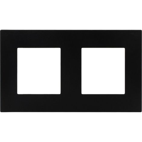 Marco de PVC de 2 campos NEGRO para el sistema RTX SH (1/3)