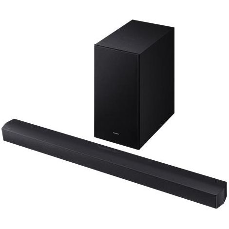 Soundbar - SAMSUNG - HW-B460F - Serie 2.1ch - Leistung: 300W - Drahtloser Subwoofer 6,5" - Adaptives Sound Lite