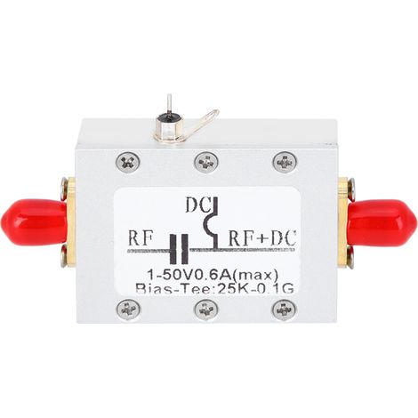 Module RF large bande – Bloqueur CC – Alim coaxiale – Faible perte insertion – HF AM 25kHz‑100MHz (1/5)