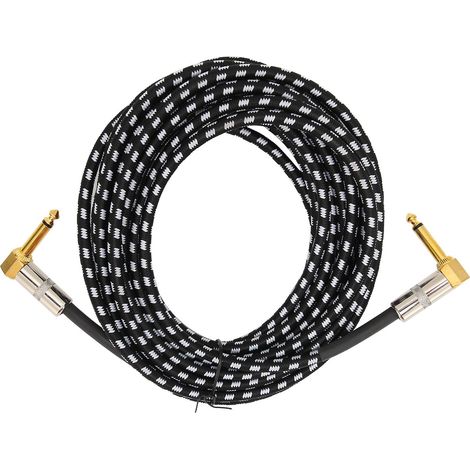 m langes E-Gitarrenkabel mit 6,35-mm-Klinkenstecker für Verstärker - JD6213 (1/5)
