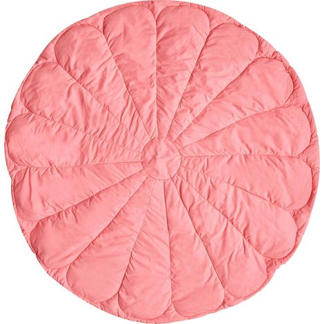 Tappeto per bambini a forma di fiore trapuntato in cotone corallo 110 x 110 cm Elizjum (1/5)
