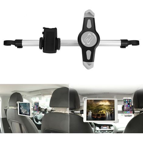Support pour Tablette de Voiture 10 Pouces, Support pour Tablette de Voiture, appuie-tête Rotatif à 360 °, Compatible avec iPad 2/3/4 / Mini/DVD, Samsung Galaxy Tab (7-10,5 Pouces) (1/5)