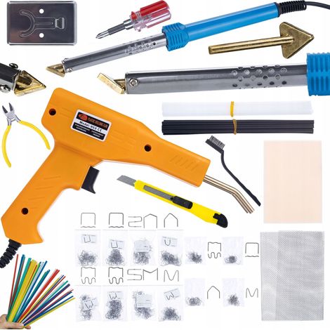 Soldador Blue Lark 80W BL80W – Set Completo Soldadura de Plastico 800 Grapas (1/5)