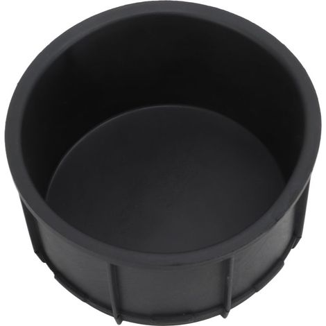 Porte-gobelet de Console centrale 2 pièces/ensemble, doublure d'insertion en caoutchouc noir, Protection UV, accessoires d'intérieur automobile (1/5)