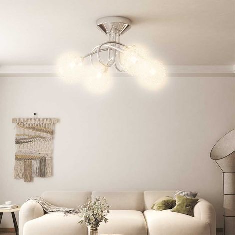 Ceiling Lamp with Mesh Wire Shades for 4 G9 LED Lights vidaXL (1/5)