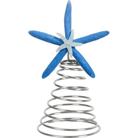 Étoile de Sapin de Noël Décoration d'Étoile pour Arbre de Noël d'Intérieur Pointe Étoile de Mer pour Cime d'Arbre en Décoration Centrale pour Intérieur Extérieur Fenêtre Salon Chambre (1/5)
