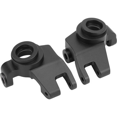 Douille de direction en alliage d'aluminium noir pour modèles radiocommandés 1/6, compatible Axial SCX6. (1/5)