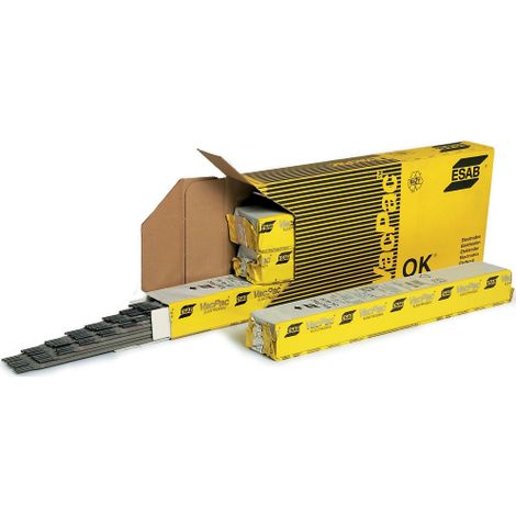 Esab Art Ok 45,40 cf 230 graue Rutilelektroden mm  2,5x300 mit roter Spitze fur leichte Tischlerarbeiten