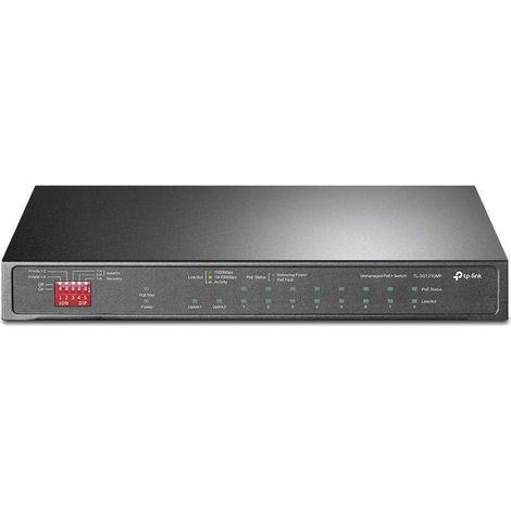 HUB Switch puertos 9 TP-LINK TL-SG1210MP   Gigabit Ethernet (10/