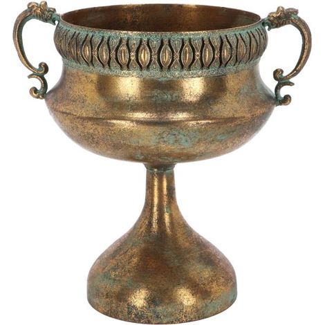 Vase en métal vieilli Médicis Modèle 4 (1/2)