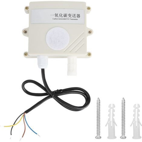 Transmisor de monóxido de carbono de montaje en pared, detector de gas CO con sensor de temperatura y humedad 485 (1/5)