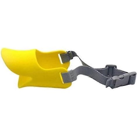 Dog Muzzle,duck Bill Type Anti-bite Anti-bark And Anti-eat Mask,pet Dog Soft Silicone Muzzles (1/4)