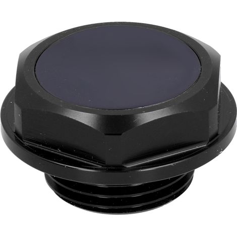 Bouchon de remplissage d'huile moteur de rechange, bouchon de remplissage d'huile en alliage d'aluminium anodisé, noir. (1/5)